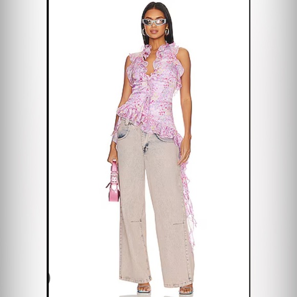 NWT Mirae Joya Top in Pink - Picture 1 of 13